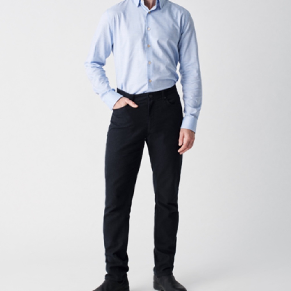 Faherty Reserve 5-pocket Moleskin Pants In Charcoal Melange sz 32